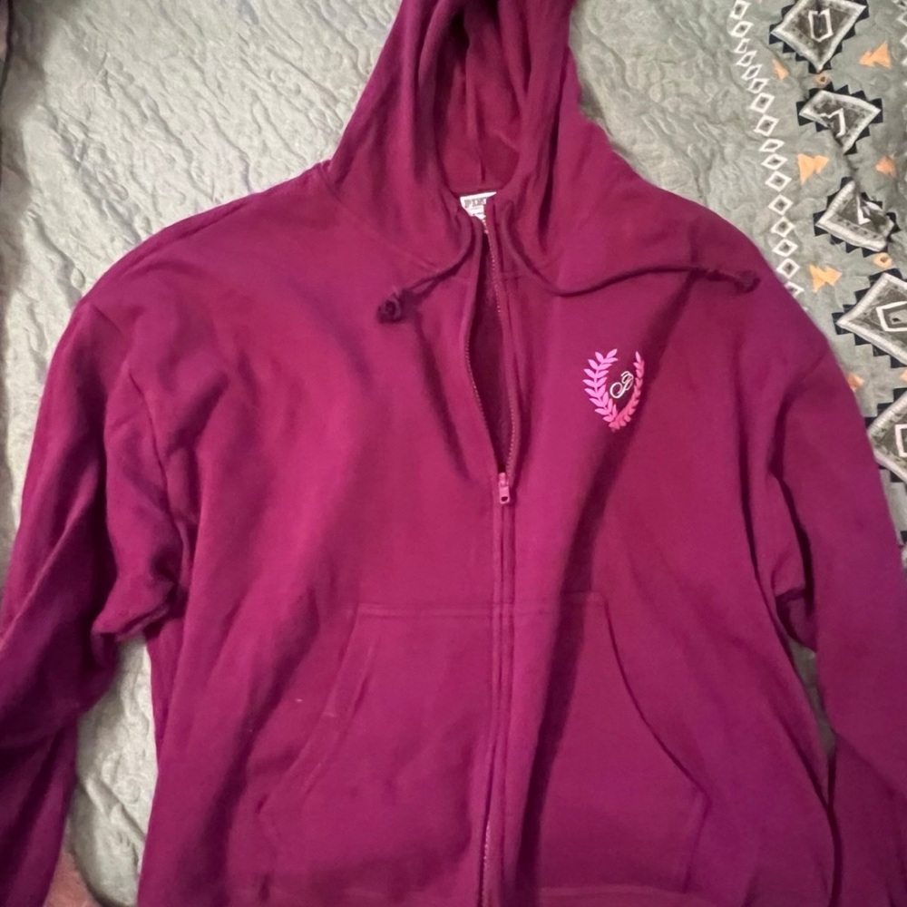 Victoria's Secret PINK Burgundy Sweatshirt